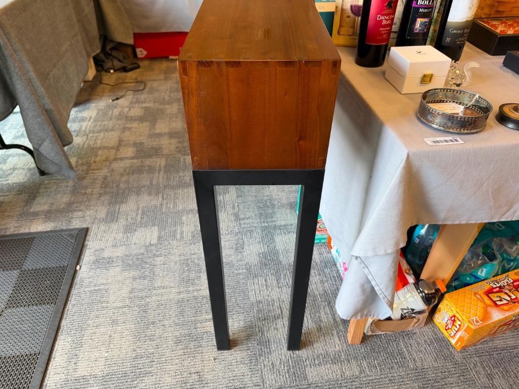 MARIA YEE FOR GUMP'S CALIFORNIA CONSOLE TABLE ASIAN TANSU DESIGN - 6