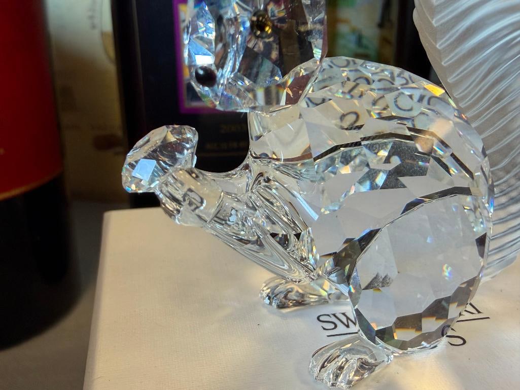 SWAROVSKI CRYSTAL SCS 10TH ANNIVERSARY SQUIRREL FIGURINE RELEASED IN 1997 DESIGNED BY A. HIRZINGER - 5