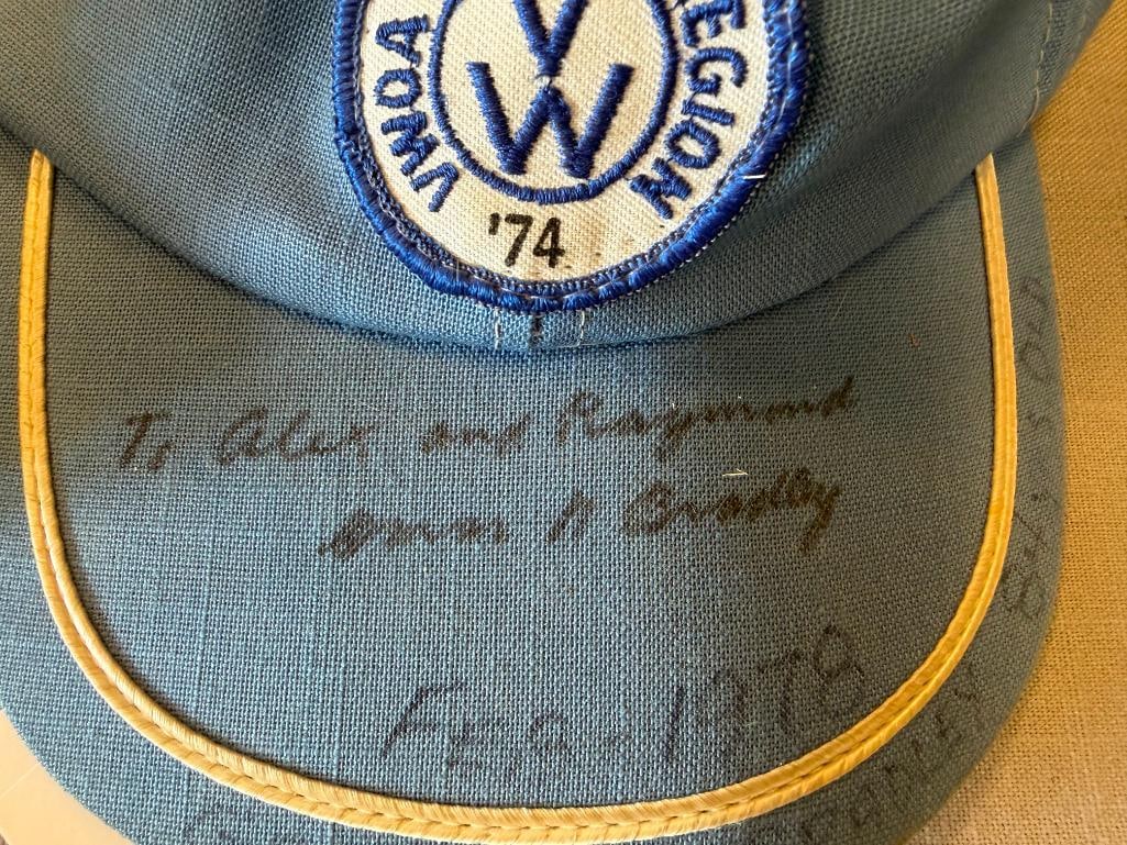 1970'S VOLKSWAGEN WESTERN REGION SIGNED CAP BY GENERAL OMAR NELSON BRADLEY - 3