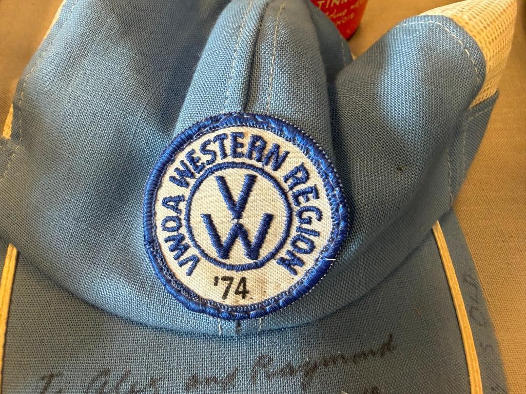 1970'S VOLKSWAGEN WESTERN REGION SIGNED CAP BY GENERAL OMAR NELSON BRADLEY - 4