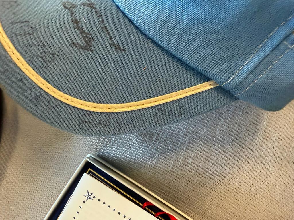 1970'S VOLKSWAGEN WESTERN REGION SIGNED CAP BY GENERAL OMAR NELSON BRADLEY - 7