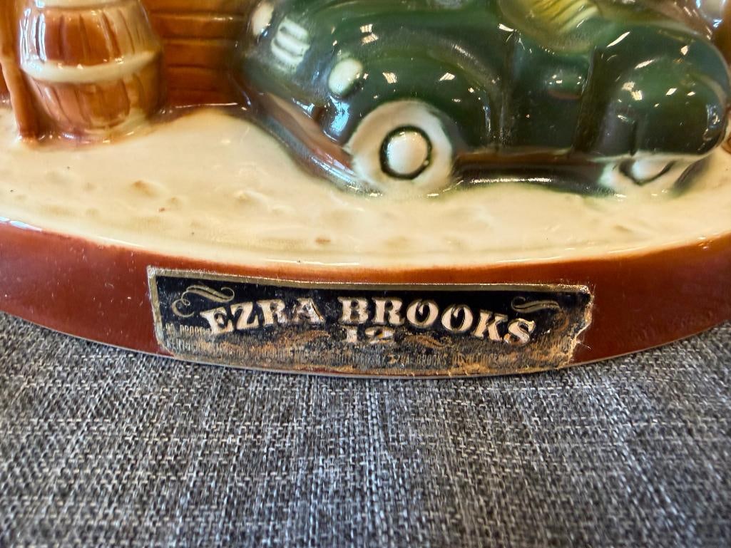 HERITAGE CHINA EZRA BROOKS LIBERTY BELLE AND BORDERTOWN JOE & RAY PROPS COLLECTIBLE DECANTERS - 4