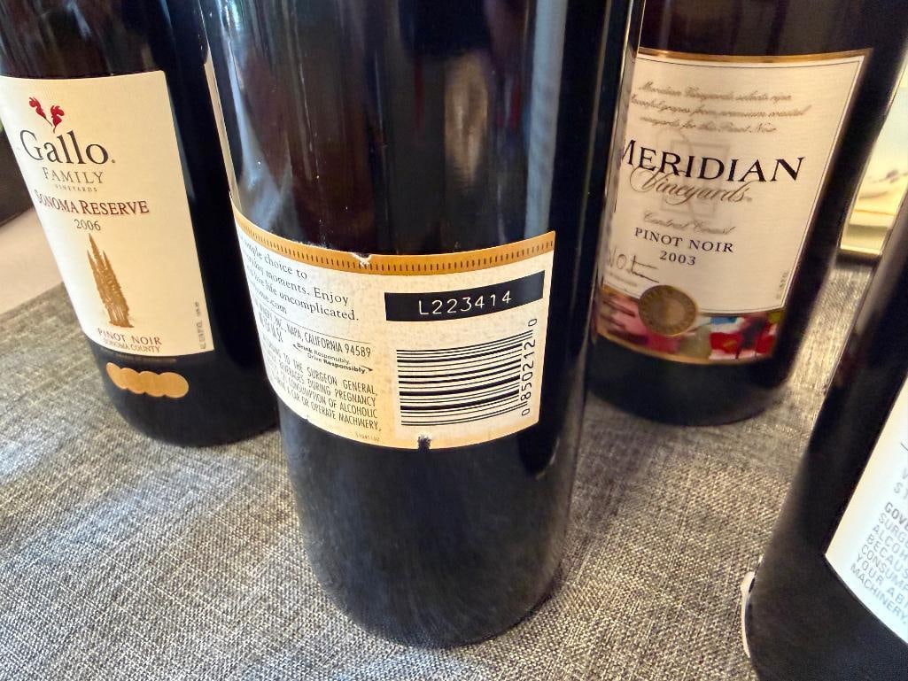 SEVEN SEALED BOTTLES OF WINE ZINFANDEL, CABARNET, PINOT, MERLOT, GALLO, SUTTER HOME, NAPA CELLARS - 8
