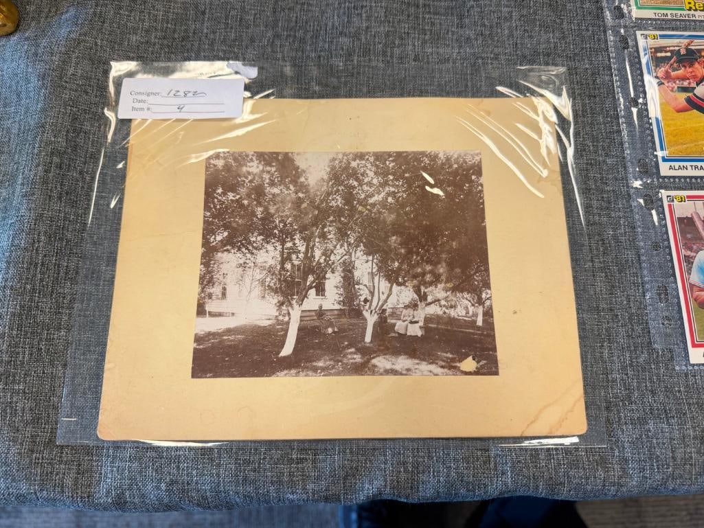 EARLY 1900'S SEPIA TONED PHOTOGRAPH OF ORMSBY HOUSE IN CARSON CITY, NV - 2