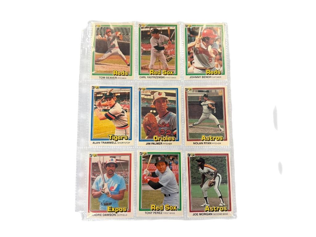 1972 TOPPS BASEBALL HALL OF FAMERS TOM SEAVER, CARL YASTREZMSKI, NOLAN RYAN, TONY PEREZ (1 of 9)