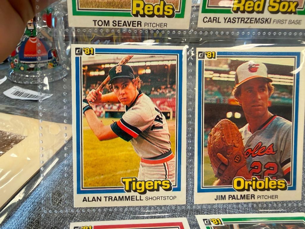 1981 DONRUSS BASEBALL HALL OF FAMERS TOM SEAVER, CARL YASTREZMSKI, NOLAN RYAN, TONY PEREZ - 7