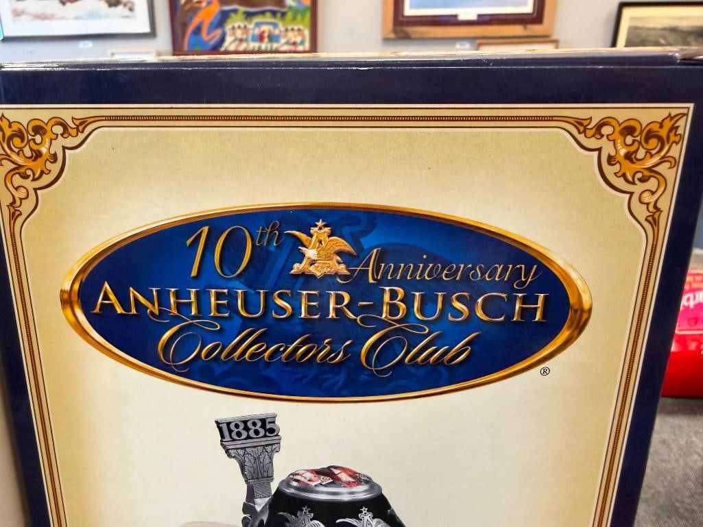 2005, 2006, 2007 ANHEUSER-BUSCH COLLECTORS CLUB MEMBERSHIP BEER STEINS - 5