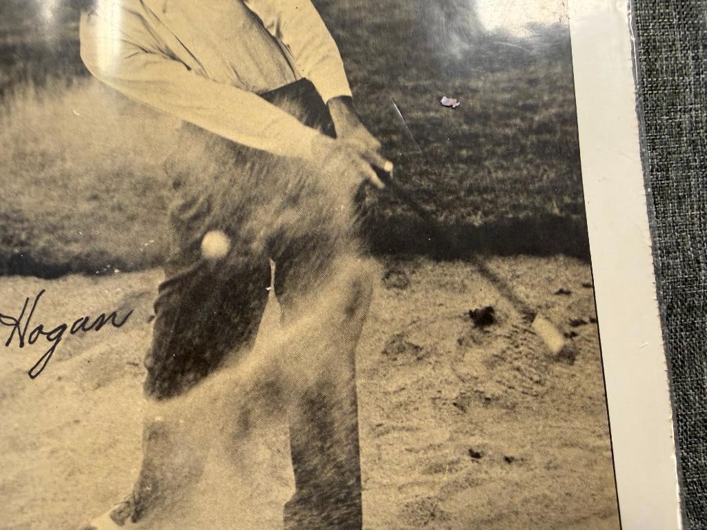 BEN HOGAN ICONIC GOLF PLAYER AUTOGRAPHED MAGAZINE PAGE CIRCA 1940'S - 5