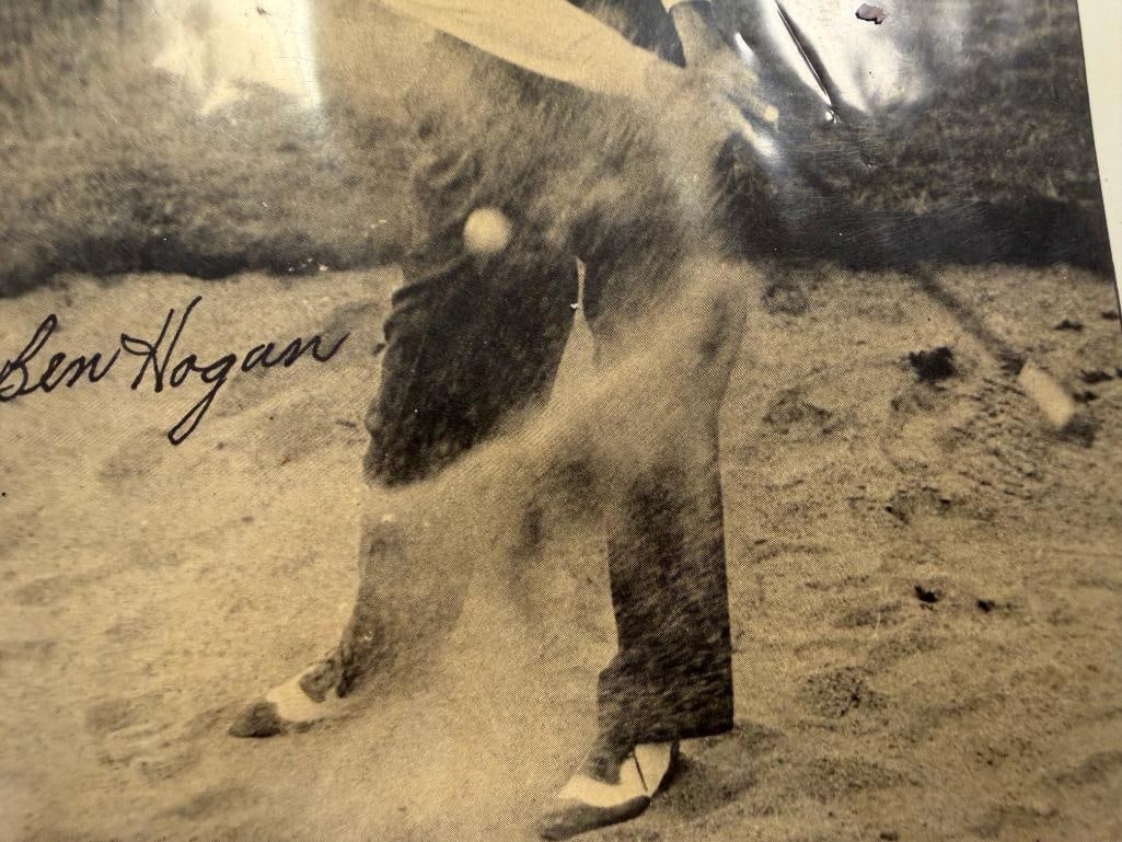 BEN HOGAN ICONIC GOLF PLAYER AUTOGRAPHED MAGAZINE PAGE CIRCA 1940'S - 6