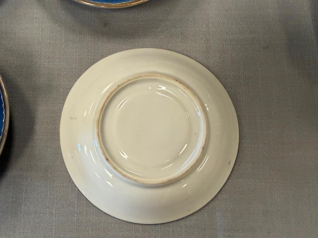1950'S JAPANESE MORIAGE DRAGONWARE DEMITASSE CUPS AND SAUCERS - 5