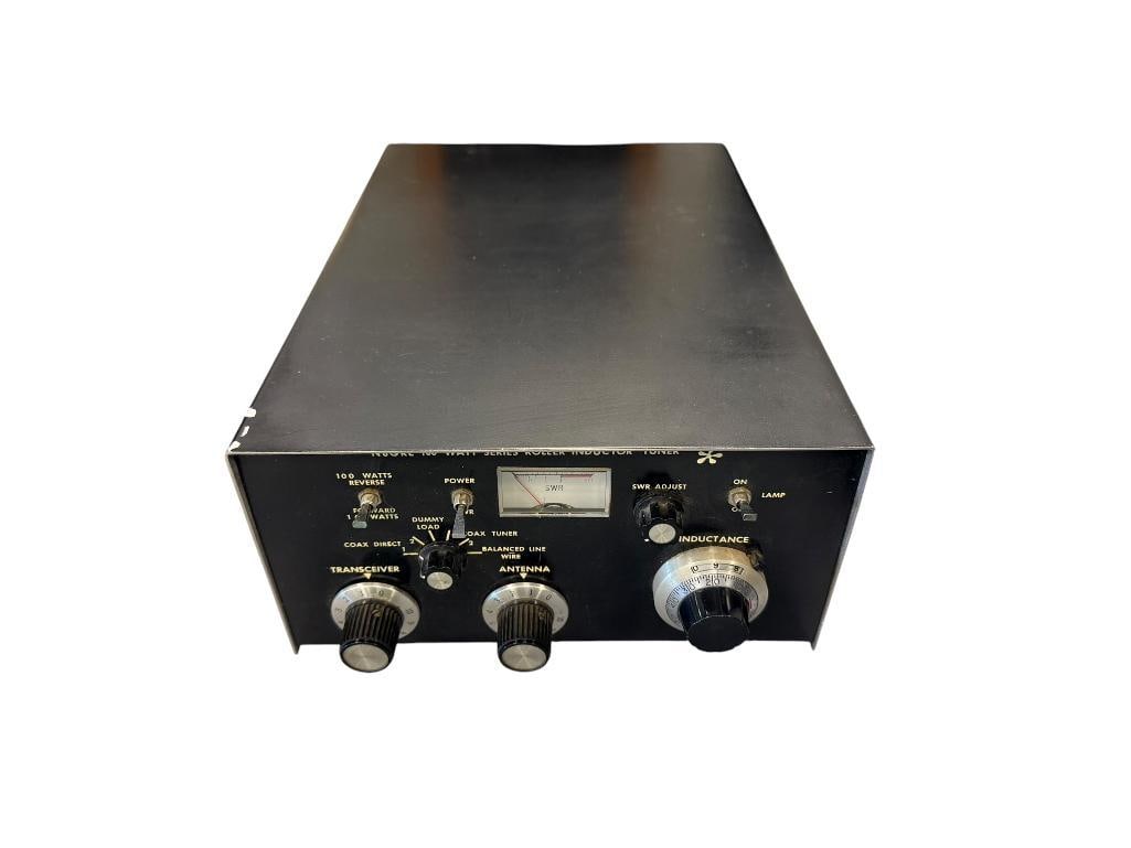 VINTAGE AMATEUR RADIO ANTENNA TUNER N&G 100 WATT SERIES ROLLER INDUCTOR TUNER (1 of 9)