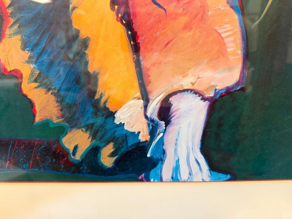 JOHN NIETO LIMITED EDITION PRINT ON CANVAS TITLED TRADITIONAL DANCER NO. 28/500 - 6