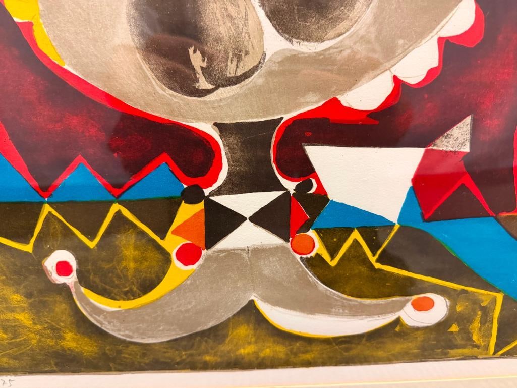 AGUSTIN UBEDA MID-CENTURY SPANISH ARTIST LIMITED EDITION PRINT FRUITIER ROUGE NO. 31/275 - 9