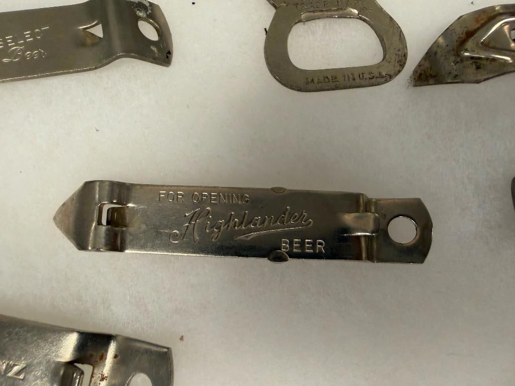 16 VINTAGE ADVERTISEMENT BOTTLE / CAN OPENERS HEINZ, WHITE ROCK WATER, HAMMS, GOETZ BEER, COCA-COLA - 13
