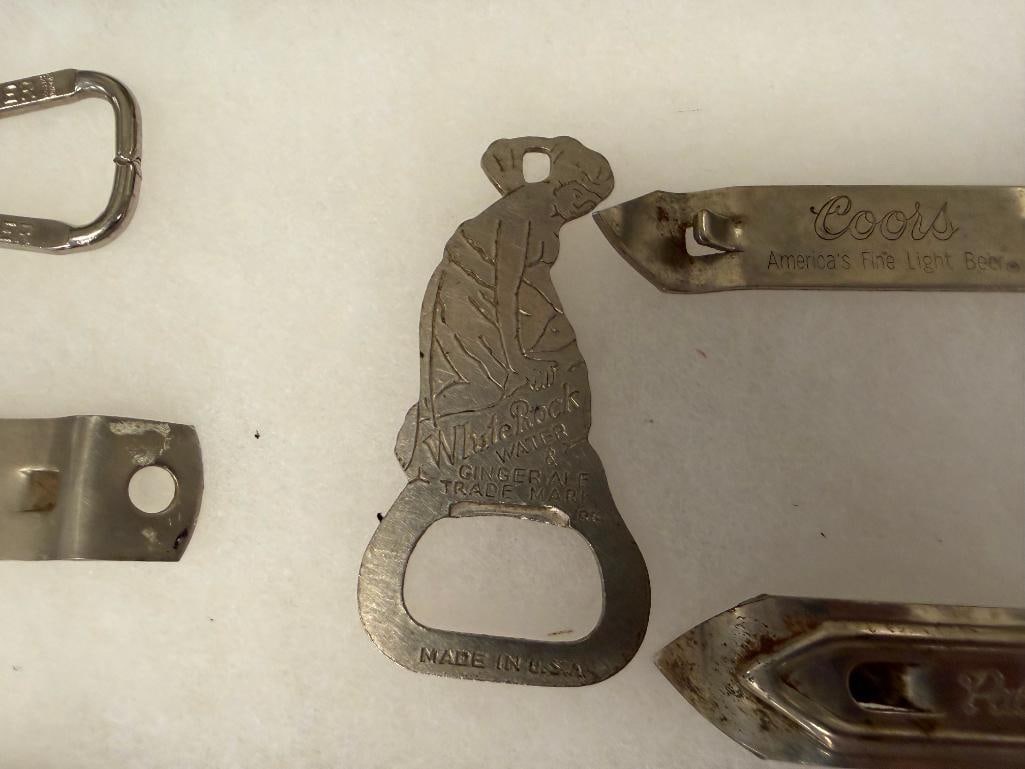 16 VINTAGE ADVERTISEMENT BOTTLE / CAN OPENERS HEINZ, WHITE ROCK WATER, HAMMS, GOETZ BEER, COCA-COLA - 9