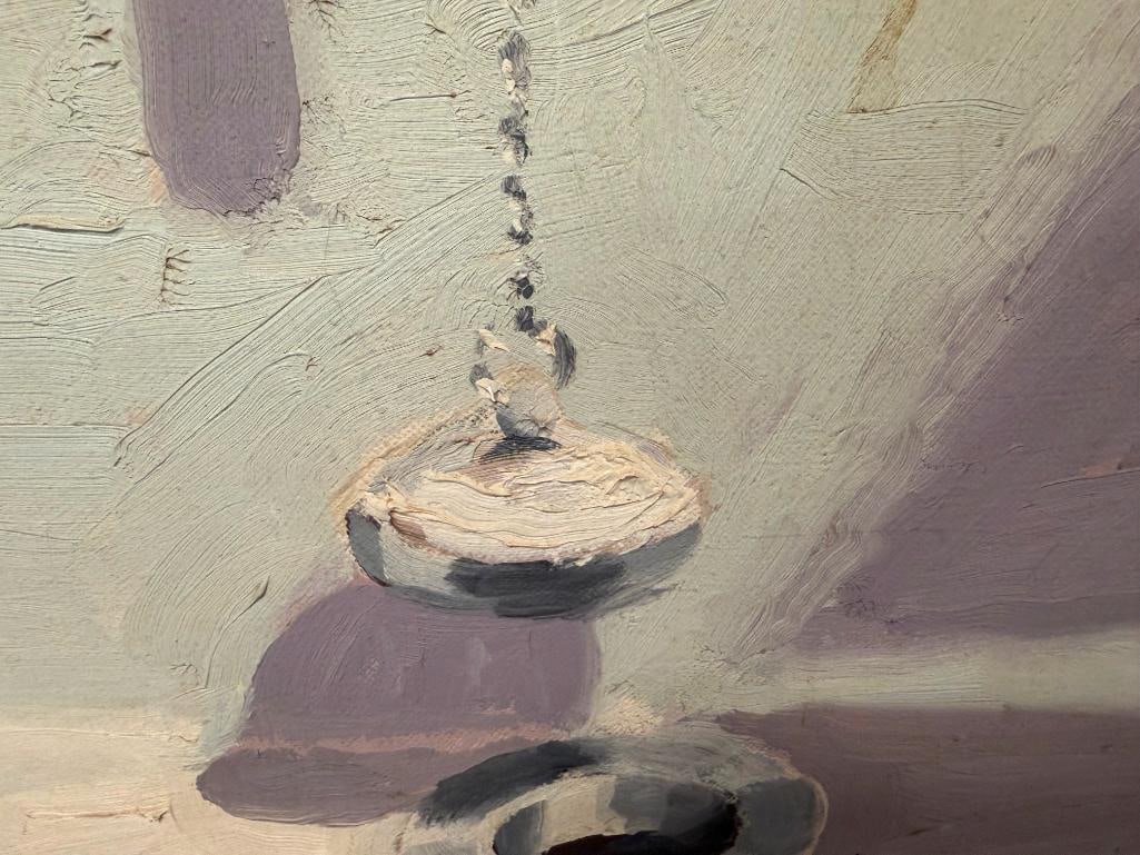 CRAIG SHEPPARD OKLAHOMA-BORN NEVADA ARTIST ORIGINAL OIL ON CANVAS PAINTING TITLED RUBADUBTUB - 4