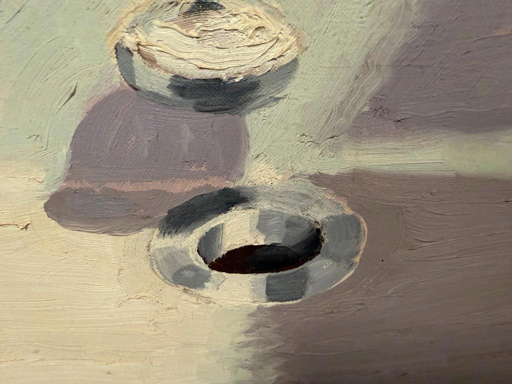 CRAIG SHEPPARD OKLAHOMA-BORN NEVADA ARTIST ORIGINAL OIL ON CANVAS PAINTING TITLED RUBADUBTUB - 5