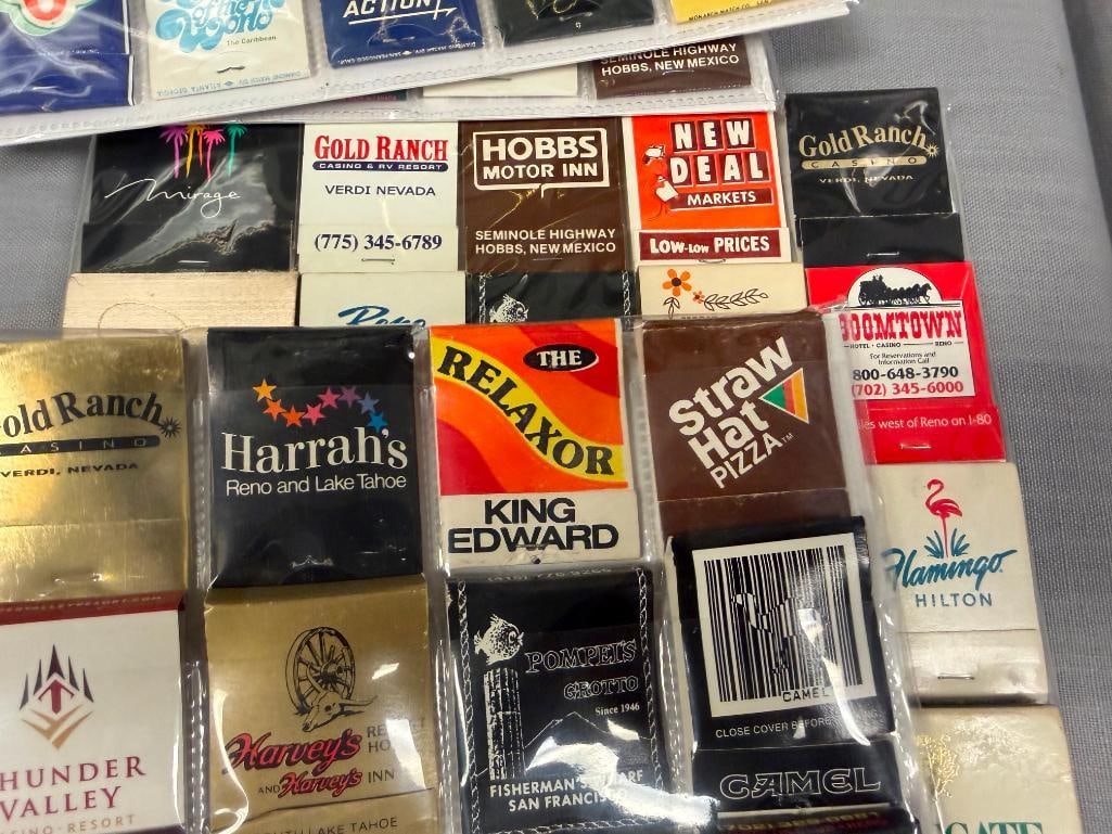 OVER 120 COLLECTIBLE MATCHBOOKS FROM CASINOS, RESTAURANTS, HOTELS, ETC. - 11