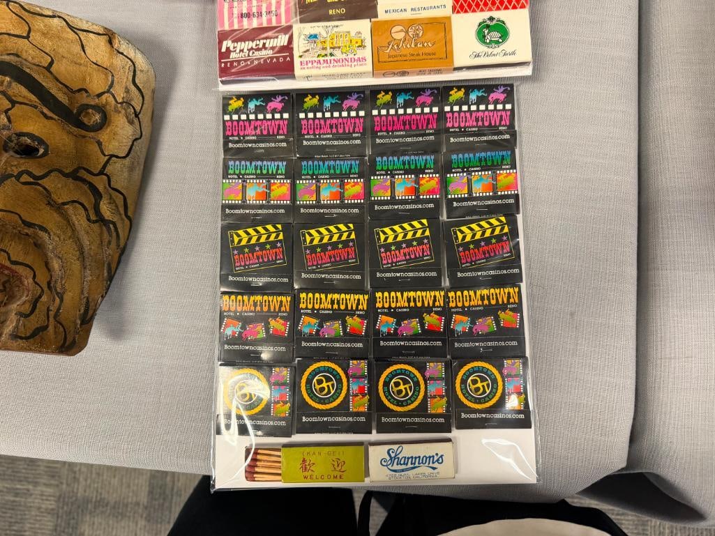 OVER 120 COLLECTIBLE MATCHBOOKS FROM CASINOS, RESTAURANTS, HOTELS, ETC. - 15