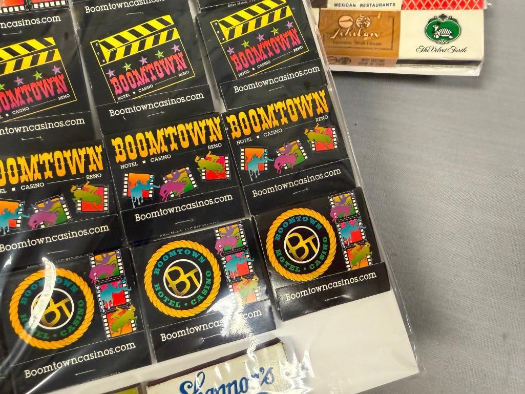 OVER 120 COLLECTIBLE MATCHBOOKS FROM CASINOS, RESTAURANTS, HOTELS, ETC. - 18