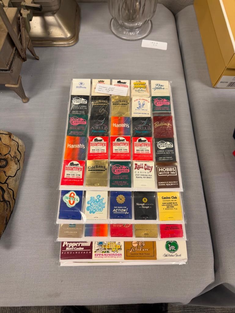 OVER 120 COLLECTIBLE MATCHBOOKS FROM CASINOS, RESTAURANTS, HOTELS, ETC. - 3