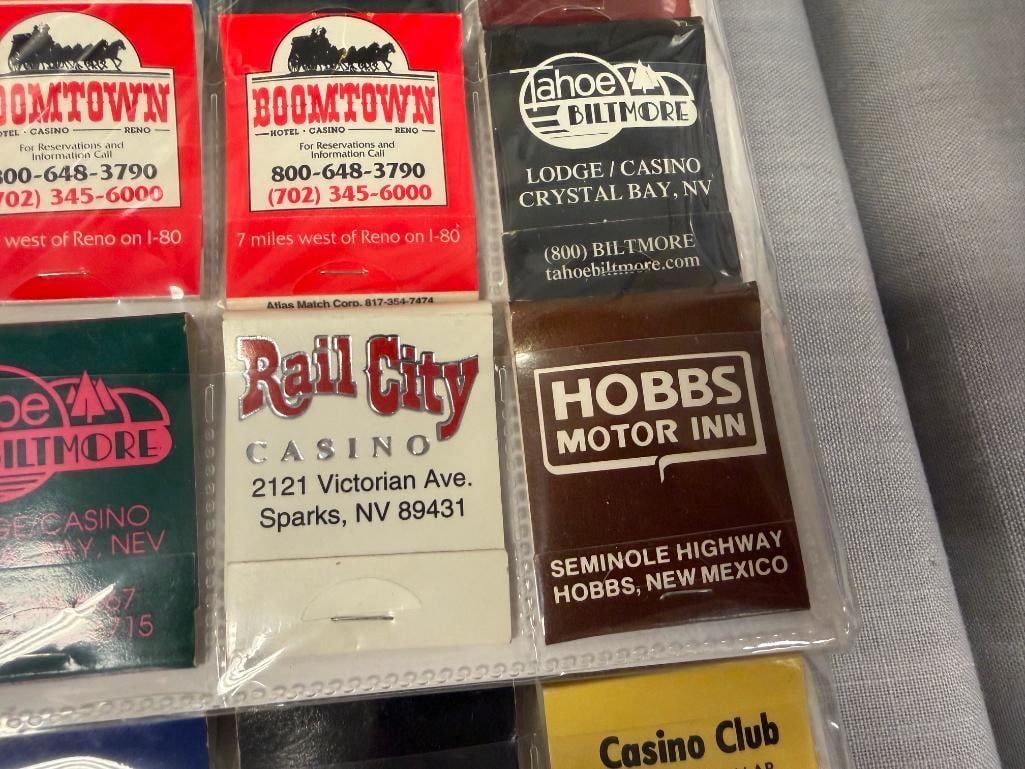 OVER 120 COLLECTIBLE MATCHBOOKS FROM CASINOS, RESTAURANTS, HOTELS, ETC. - 4