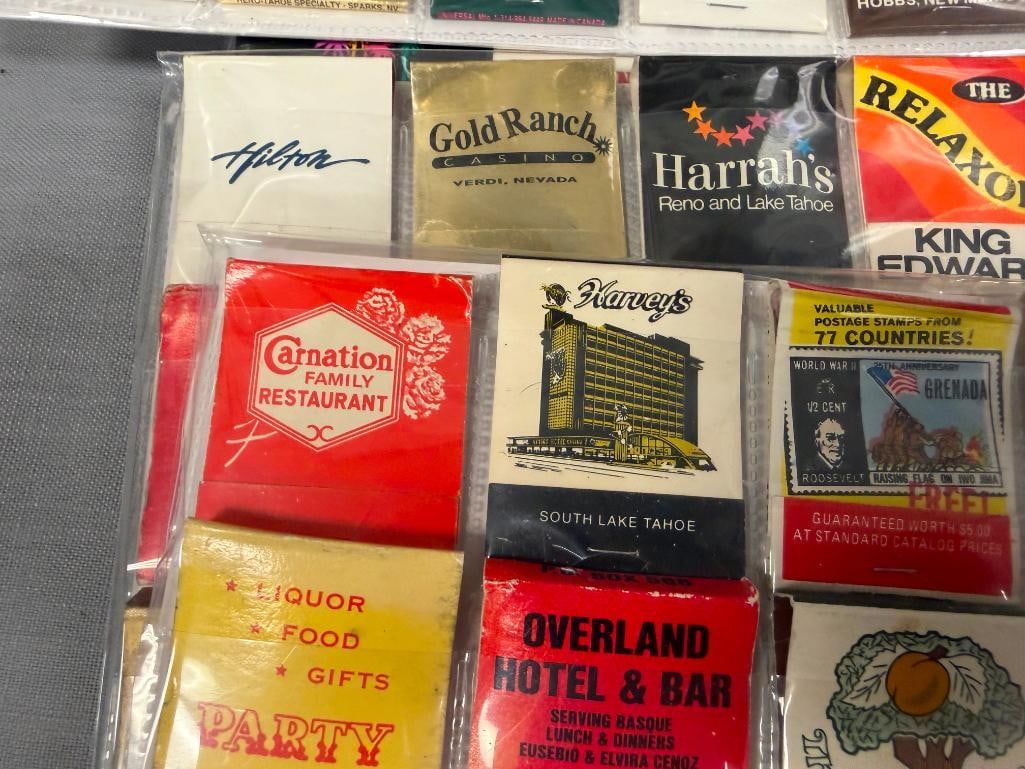 OVER 120 COLLECTIBLE MATCHBOOKS FROM CASINOS, RESTAURANTS, HOTELS, ETC. - 6