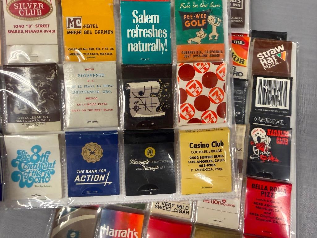 OVER 120 COLLECTIBLE MATCHBOOKS FROM CASINOS, RESTAURANTS, HOTELS, ETC. - 9