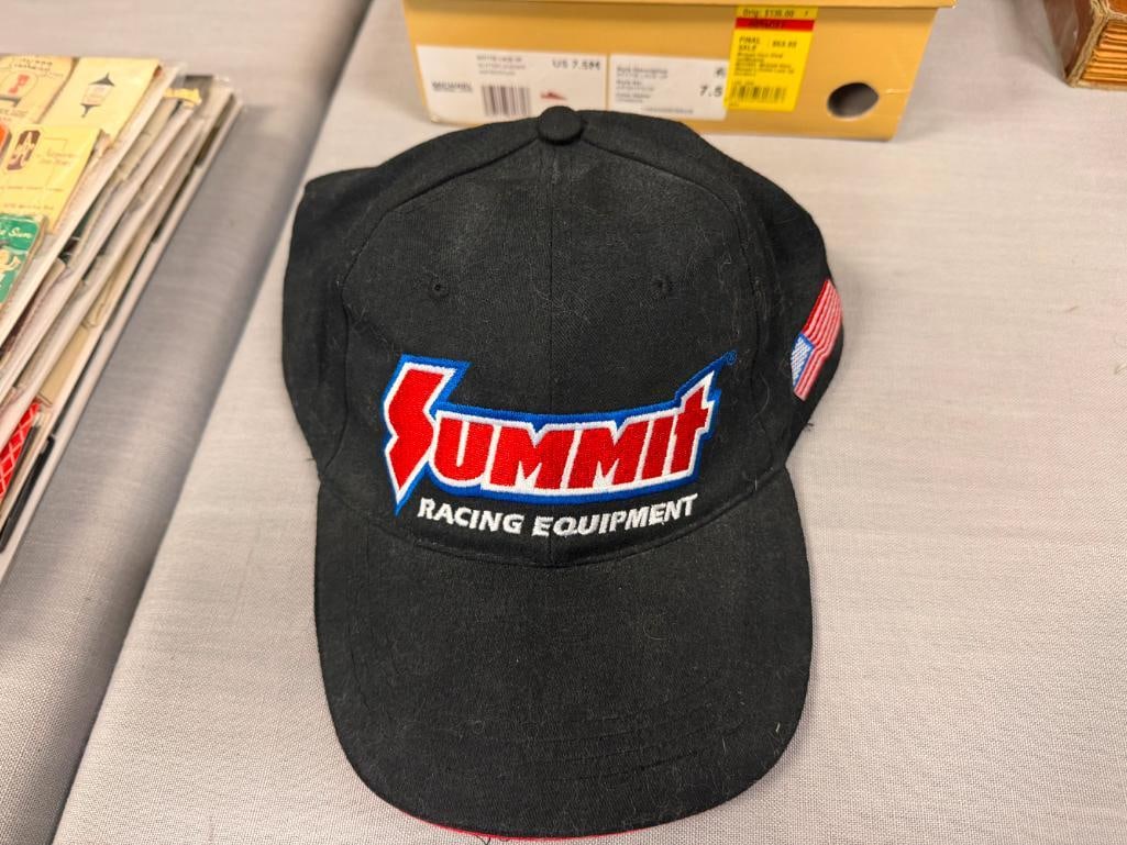 TEN ASSORTED BALL CAPS SPIRITS AND AUTOMOBILE THEME BUD LIGHT, 1800 TEQUILA, NASCAR, SUMMIT RACING - 4
