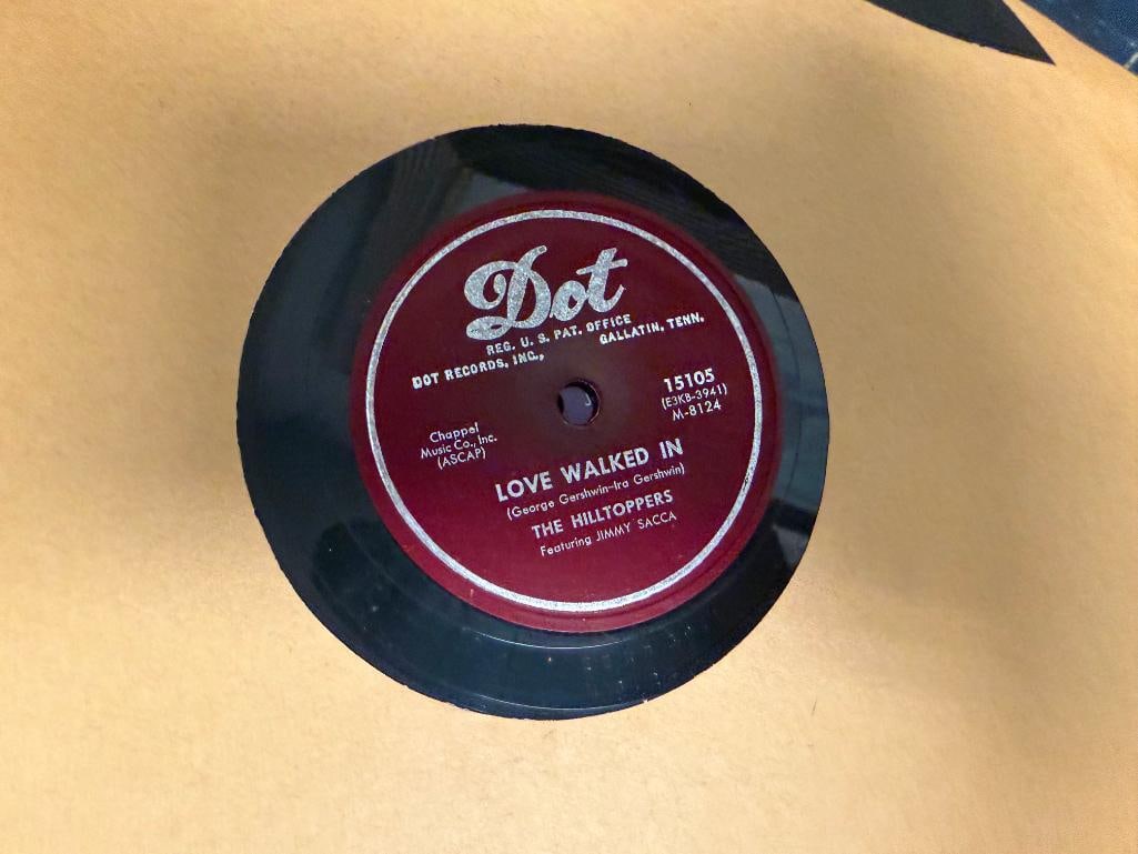 FOUR ALBUMS OF VINTAGE 78 RPM VINYL RECORDS DORIS DAY, BING CROSBY, MELTROME, ETC. - 10