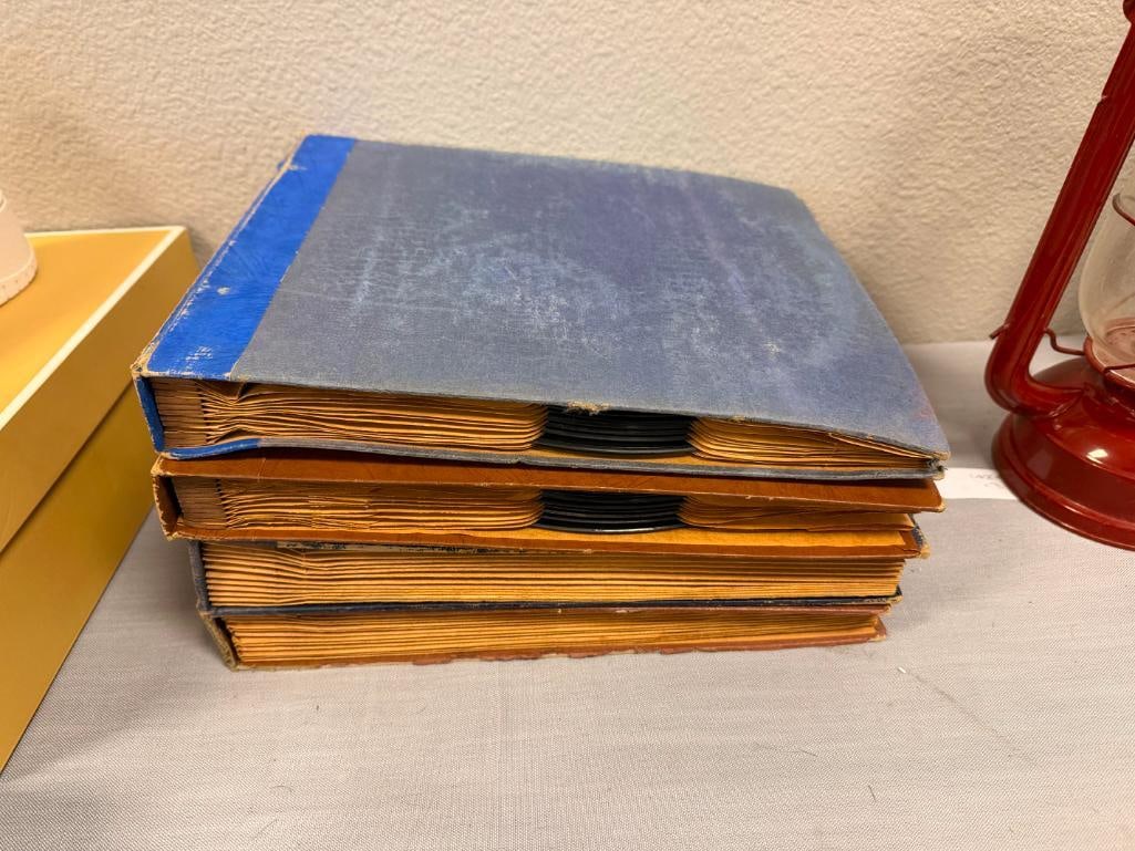 FOUR ALBUMS OF VINTAGE 78 RPM VINYL RECORDS DORIS DAY, BING CROSBY, MELTROME, ETC. - 2