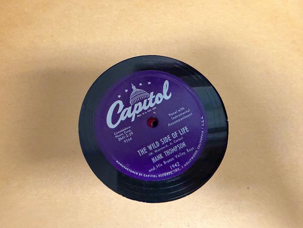 FOUR ALBUMS OF VINTAGE 78 RPM VINYL RECORDS DORIS DAY, BING CROSBY, MELTROME, ETC. - 6