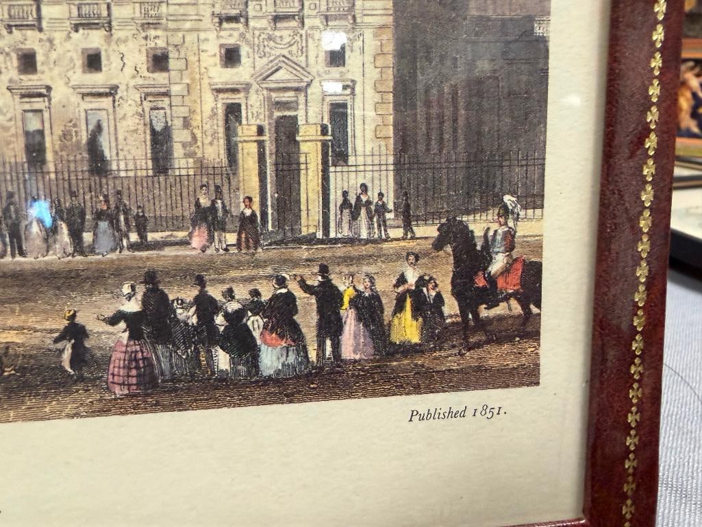 THE TOWER OF LONDON AND BUCKINGHAM PALACE PRINTS OF 1850'S ENGRAVINGS PAINTED BY THOM. H. SHEPHERD - 14