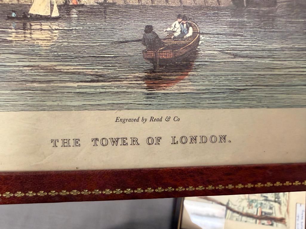 THE TOWER OF LONDON AND BUCKINGHAM PALACE PRINTS OF 1850'S ENGRAVINGS PAINTED BY THOM. H. SHEPHERD - 5