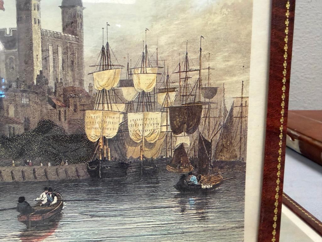 THE TOWER OF LONDON AND BUCKINGHAM PALACE PRINTS OF 1850'S ENGRAVINGS PAINTED BY THOM. H. SHEPHERD - 7