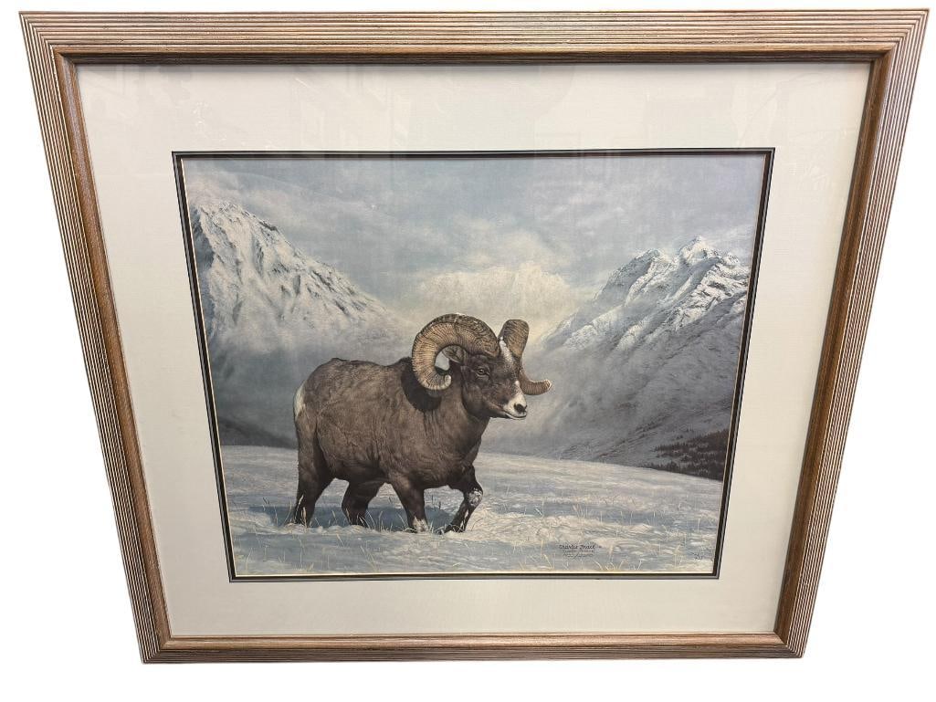 CHARLES FRACE SIGNED AND NUMBERED LIMITED EDITION PRINT BIG HORN COUNTRY 1981 (1 of 12)