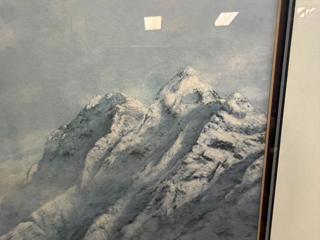 CHARLES FRACE SIGNED AND NUMBERED LIMITED EDITION PRINT BIG HORN COUNTRY 1981 - 8