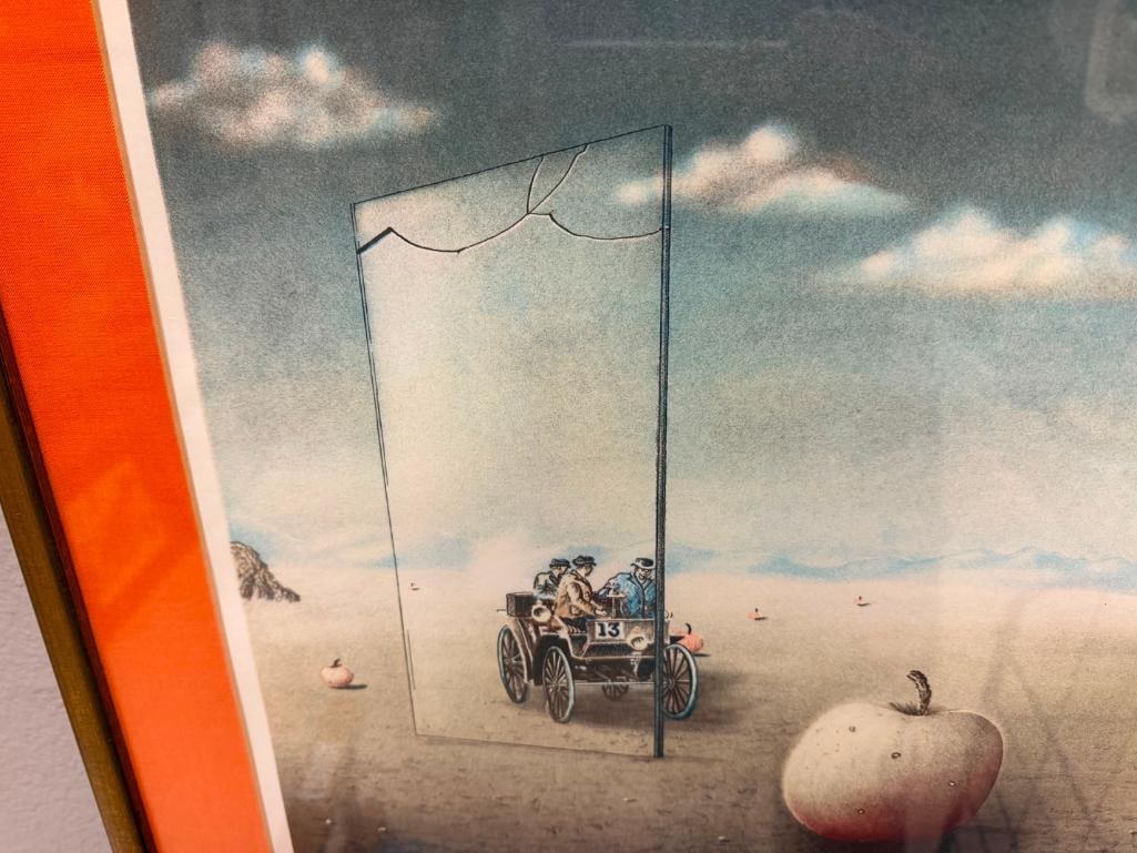 " ERINNERUNG " SIGNED AND NUMBERED LIMITED EDITION LITHOGRAPH BY GERMAN ARTIST HUBERTUS VON LOBBE... - 8