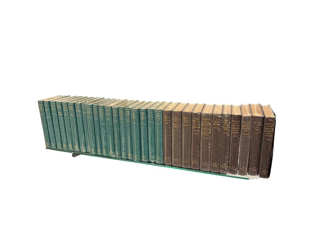 30 THE LAKESIDE PRESS FACTORY SEALED COLLECTOR BOOKS: R.R. DONNELLEY & SONS COMPANY, ALL SEALED AND IN GREAT CONDITION, COPYRIGHT CIRCA 1990, FEATURING SEVERAL TITLES, SEE PHOTOS FOR TITLES 4 1/2" X 7"