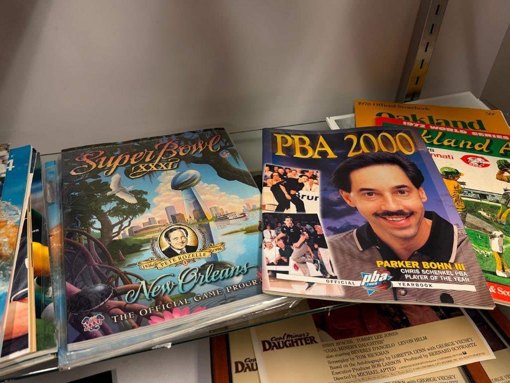 ASSORTED SPORTS PROGRAMS AND MAGAZINES DATING BACK TO THE 1970'S - 10
