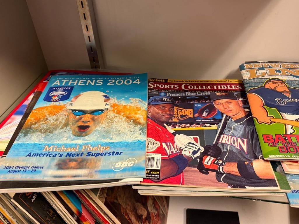 ASSORTED SPORTS PROGRAMS AND MAGAZINES DATING BACK TO THE 1970'S - 11
