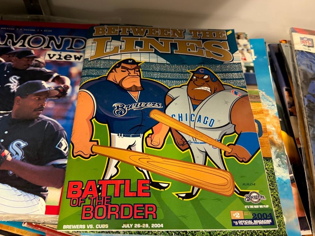 ASSORTED SPORTS PROGRAMS AND MAGAZINES DATING BACK TO THE 1970'S - 4