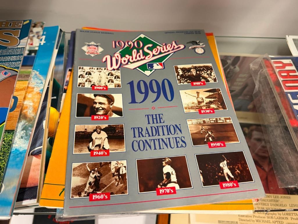 ASSORTED SPORTS PROGRAMS AND MAGAZINES DATING BACK TO THE 1970'S - 7