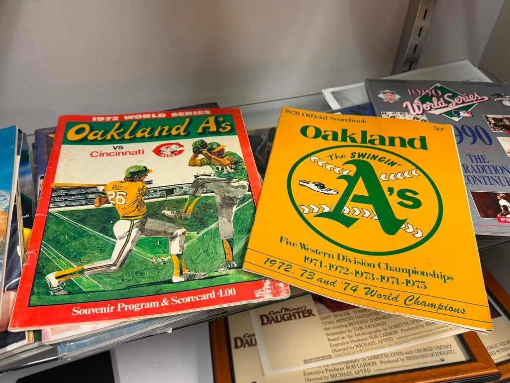 ASSORTED SPORTS PROGRAMS AND MAGAZINES DATING BACK TO THE 1970'S - 9