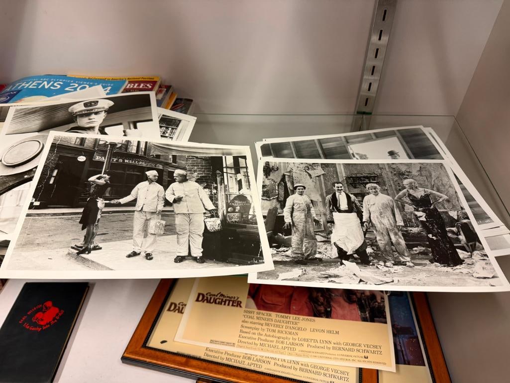 10 VINTAGE BLACK AND WHITE MOVILE FILM PHOTOGRAPHY REPRINTS INCLUDING KATHARINE HEPBURN - 6