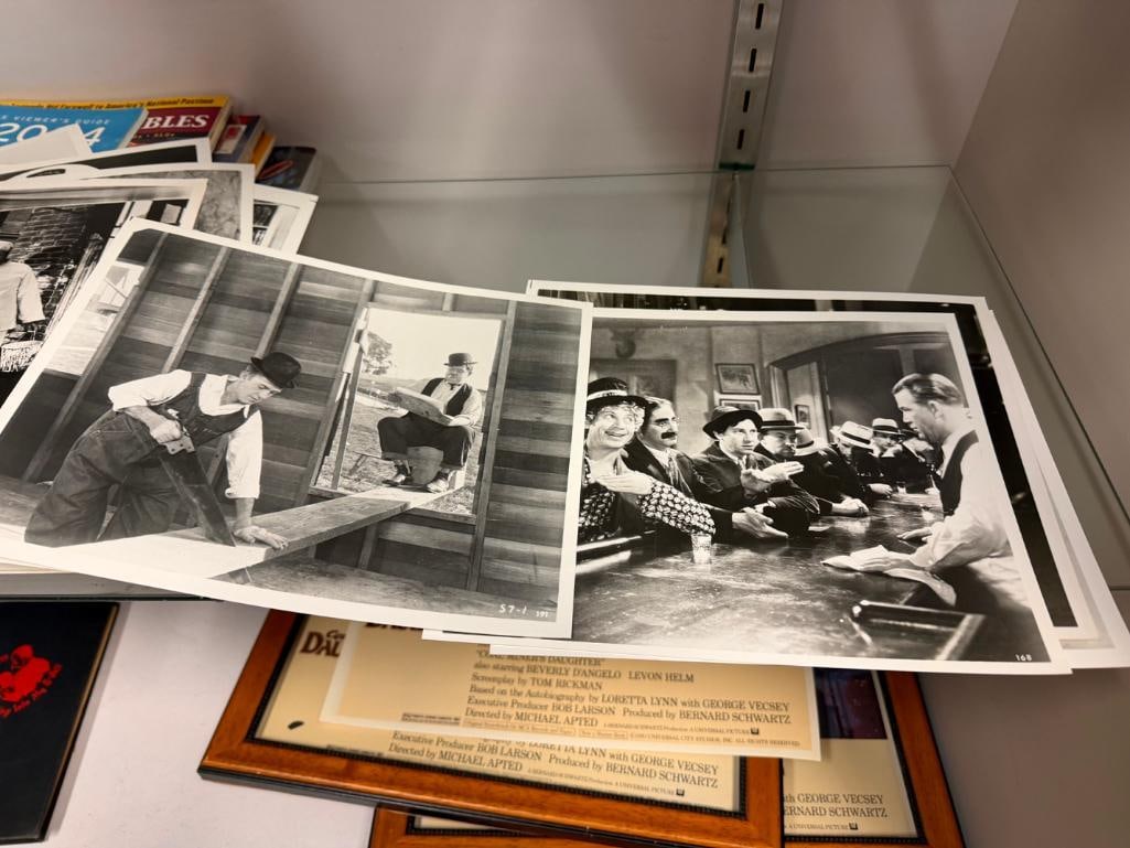 10 VINTAGE BLACK AND WHITE MOVILE FILM PHOTOGRAPHY REPRINTS INCLUDING KATHARINE HEPBURN - 7