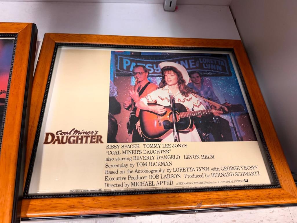 VINTAGE MOVIE LOBBY CARDS FOR " COAL MINER'S DAUGHTER " SEATURING SISSY SPACEK AND TOMMY LEE JONES - 6