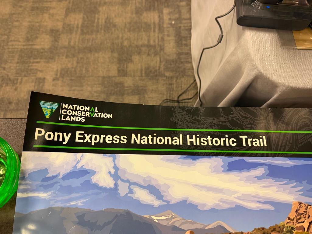 THREE COLLECTIBLE POSTERS INCLUDING THE PONY EXPRESS NEVADA POSTER - 20