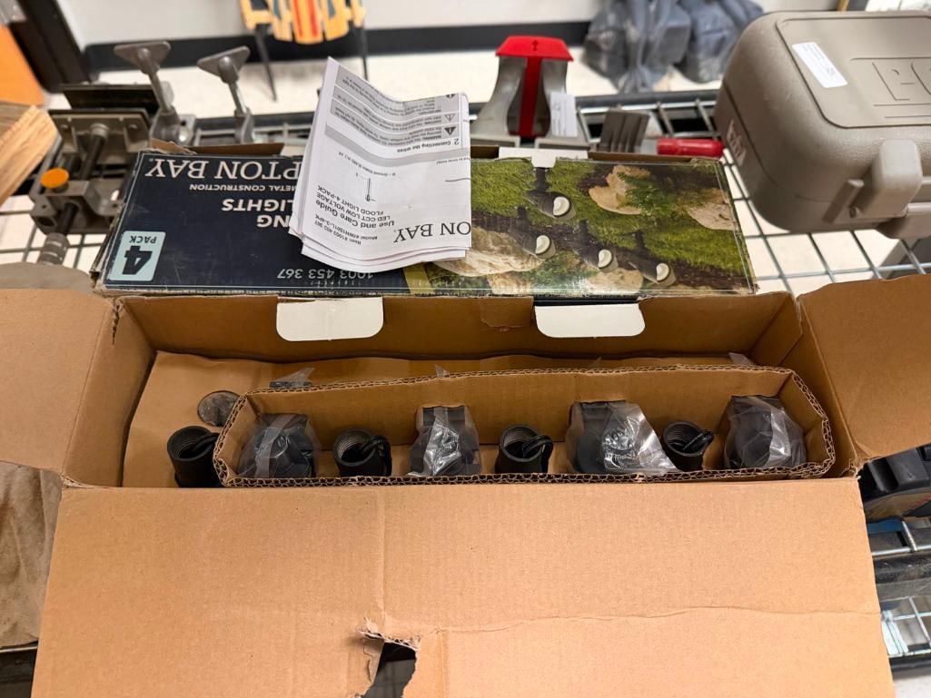 TWO NEW IN BOX SETS OF HAMPTON BAY LED COLOR CHANGING FLOOD LIGHTS - 5