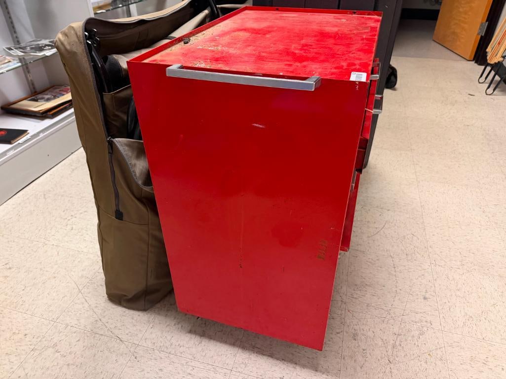 REM/PRO RED METAL TOOL CHEST WITH CONTENTS INCLUDING POWER AND HAND TOOLS - 3